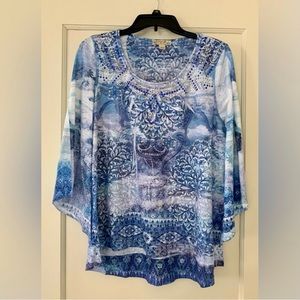 ENERGE WORLD WEAR Boho Top Size L